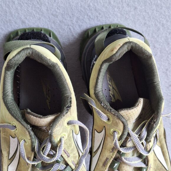 Altra Timp Trail Running Shoes Olive Green Womens 6.5 Zero Drop Hiking Sneakers - Picture 11 of 13